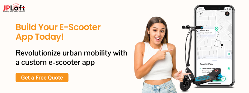 Develop a Escooter App CTA